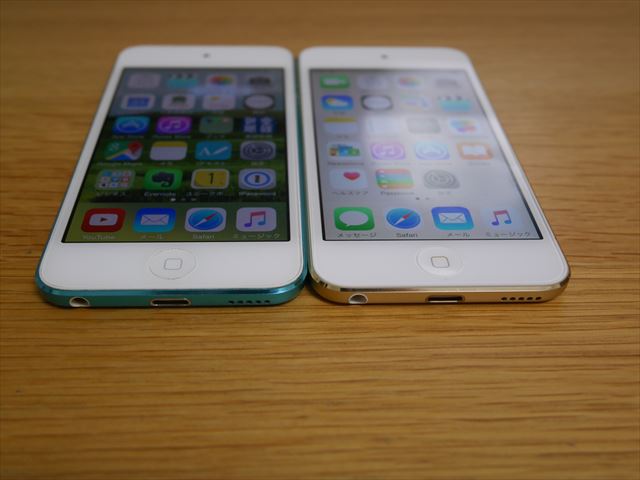 iPod touch 6thとiPod touch 5thを比較