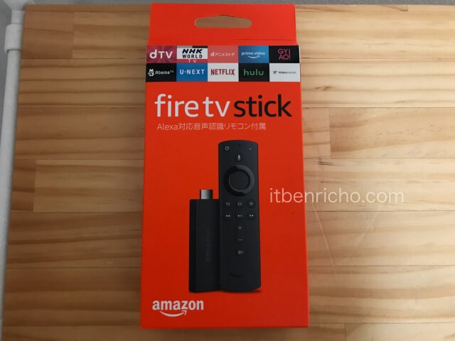 Amazon「FireTV Stick」パッケージ