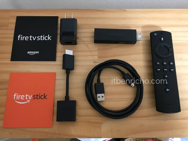 Amazon「FireTV Stick」開封・付属品