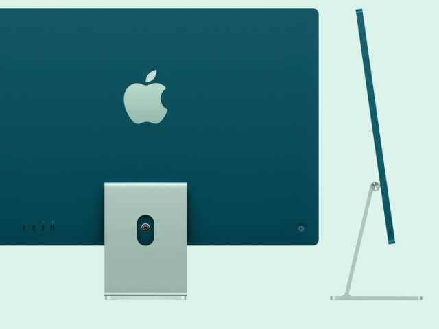 iMac（2021）側面と背面
